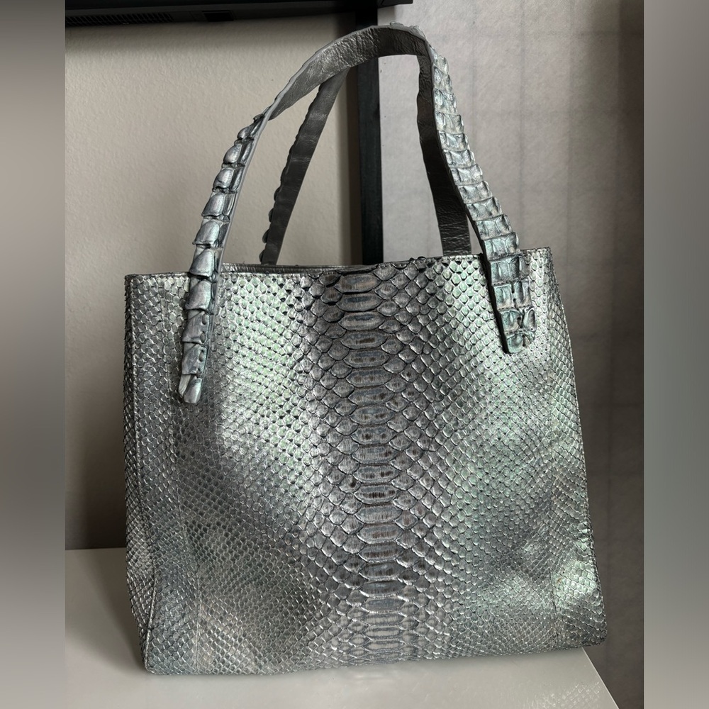 Silvano Biagini Authentic Real Python/Crocodile L… - image 1